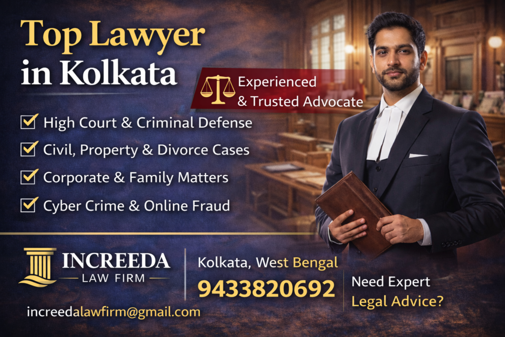 Top Lawyer in Kolkata – Expert Legal Services by Increeda Law Firm