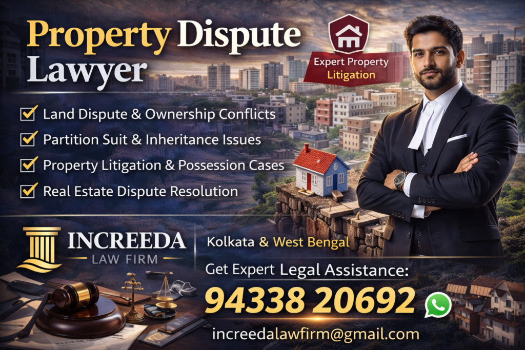 Property Dispute Lawyer in Kolkata – Expert Property Litigation Legal Help