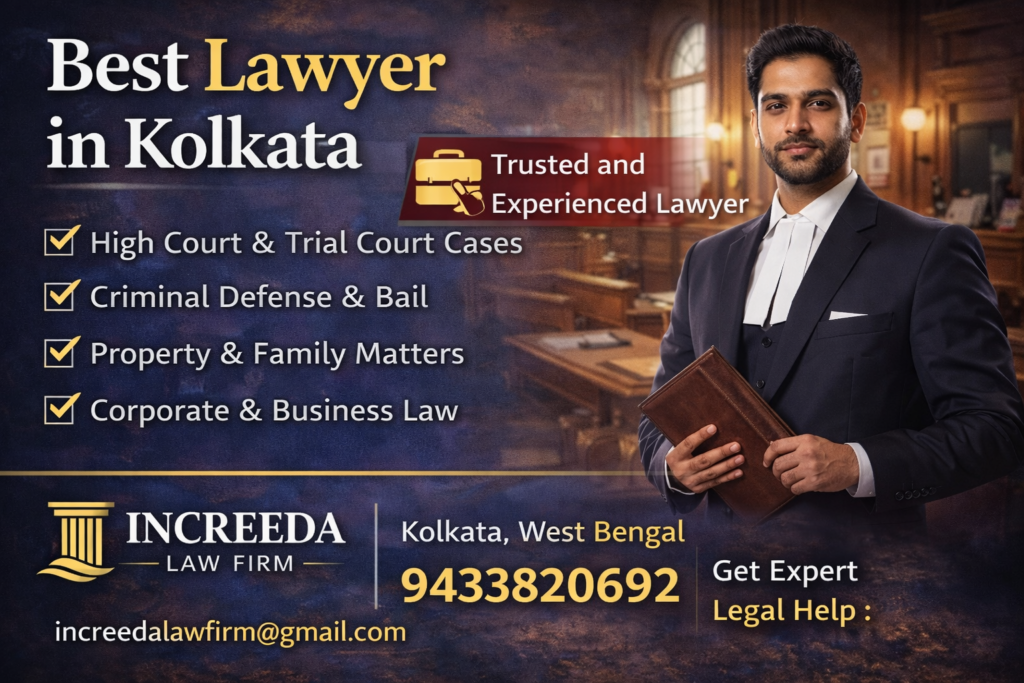 Best Lawyer in Kolkata– Increeda Law Firm