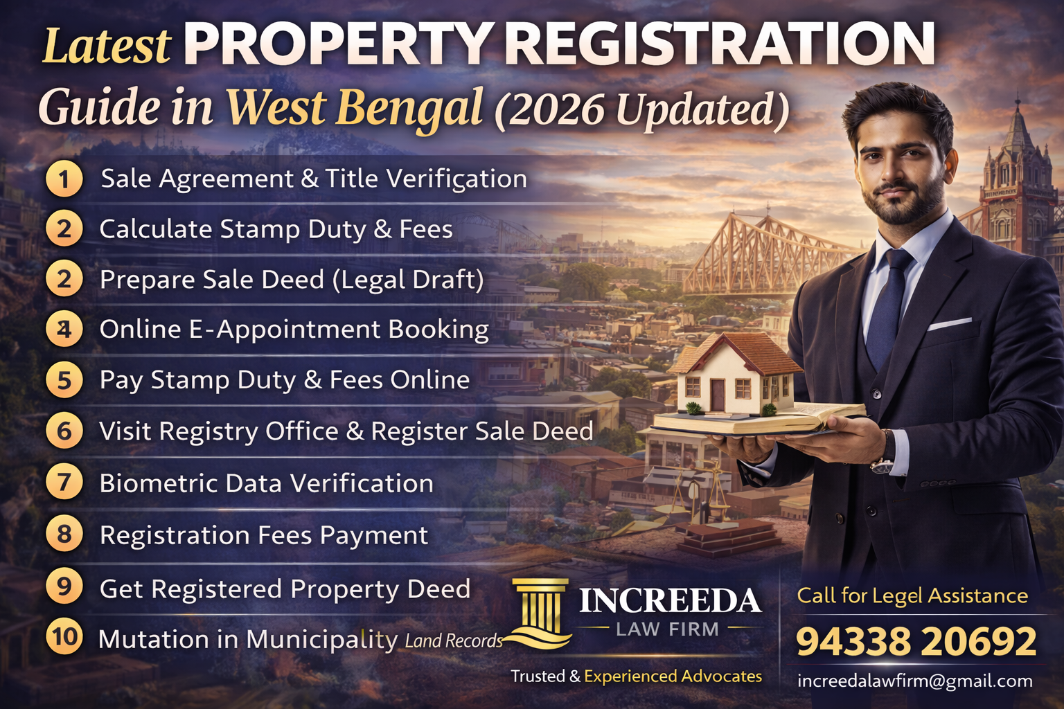 Latest Property Registration Guide in West Bengal 2026 Updated – Registration Process & Legal Steps