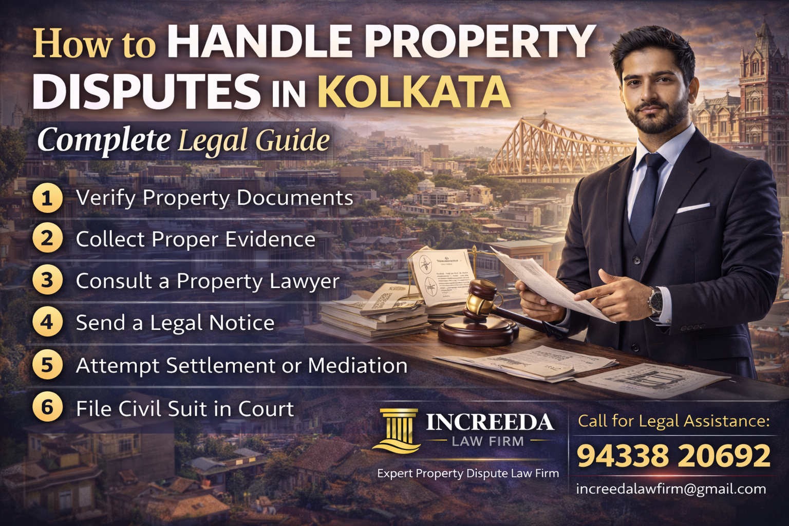 How to Handle Property Disputes in Kolkata – Property Litigation Legal Guide