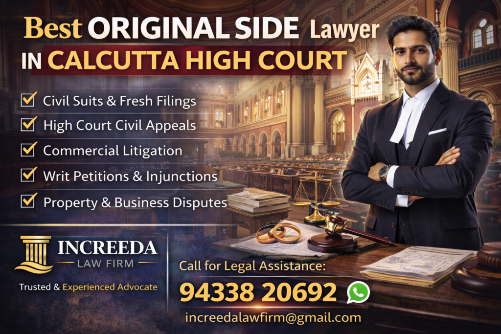 Original Side Lawyer in Calcutta High Court | Top High Court Civil & Commercial Advocate