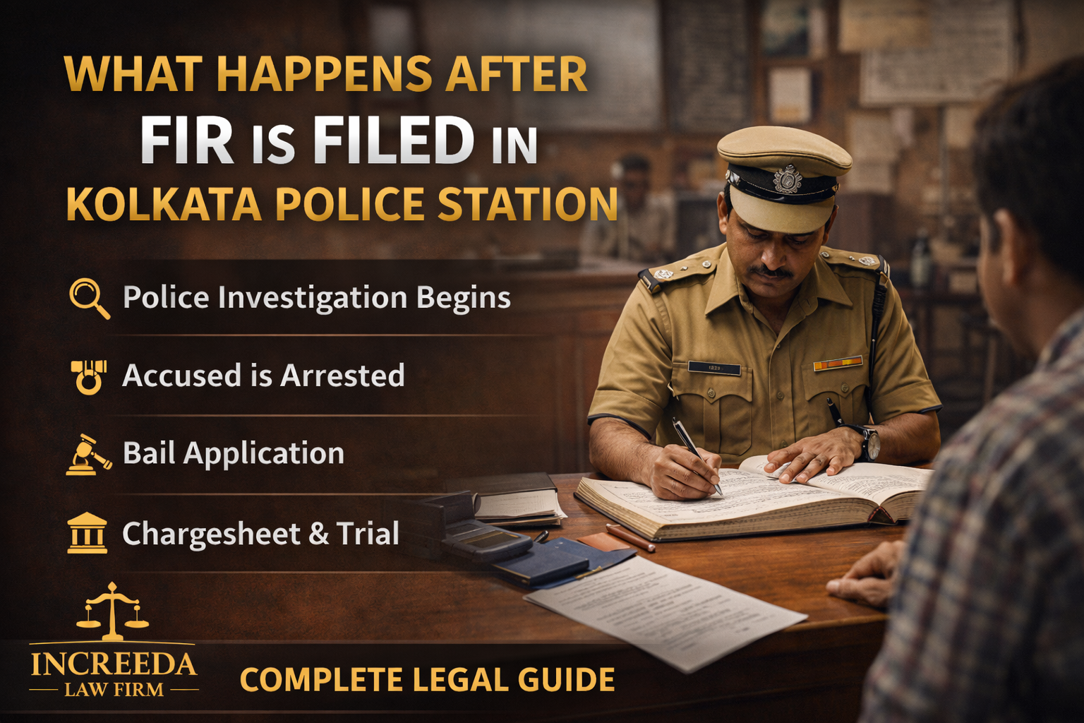 What happens after FIR is filed in Kolkata police station legal process guide
