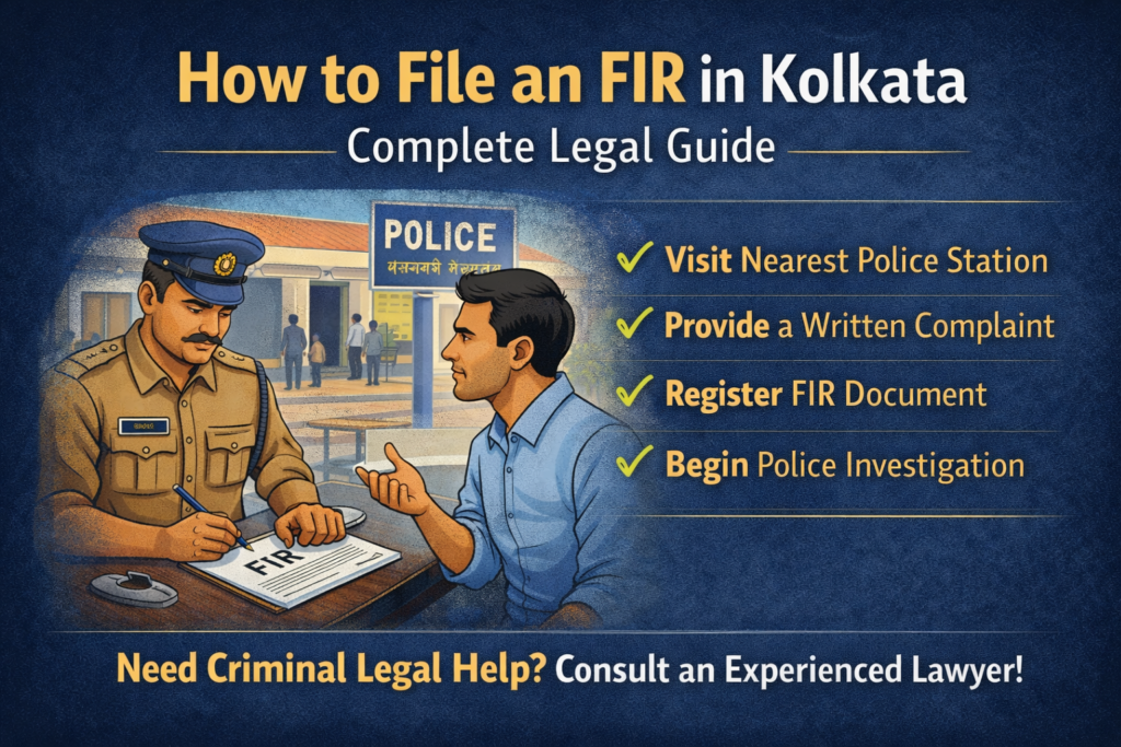 How to File FIR in Kolkata – Complete Legal Guide How to File FIR in Kolkata – Complete Legal Guide