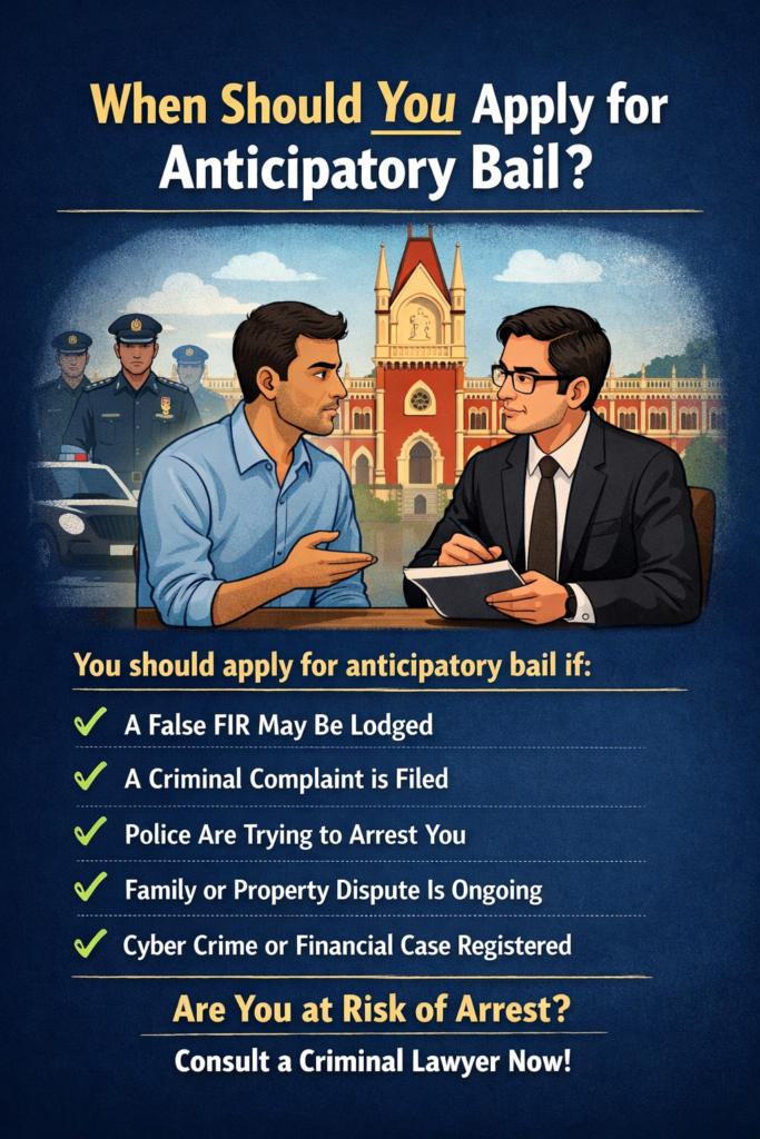 Anticipatory Bail in India legal process explained by criminal lawyer in Kolkata under Section 438 CrPC Anticipatory Bail in India legal process explained by criminal lawyer in Kolkata under Section 438 CrPC