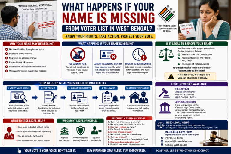What Happens If Your Name Is Missing from Voter List in West Bengal? (2026 Guide)
