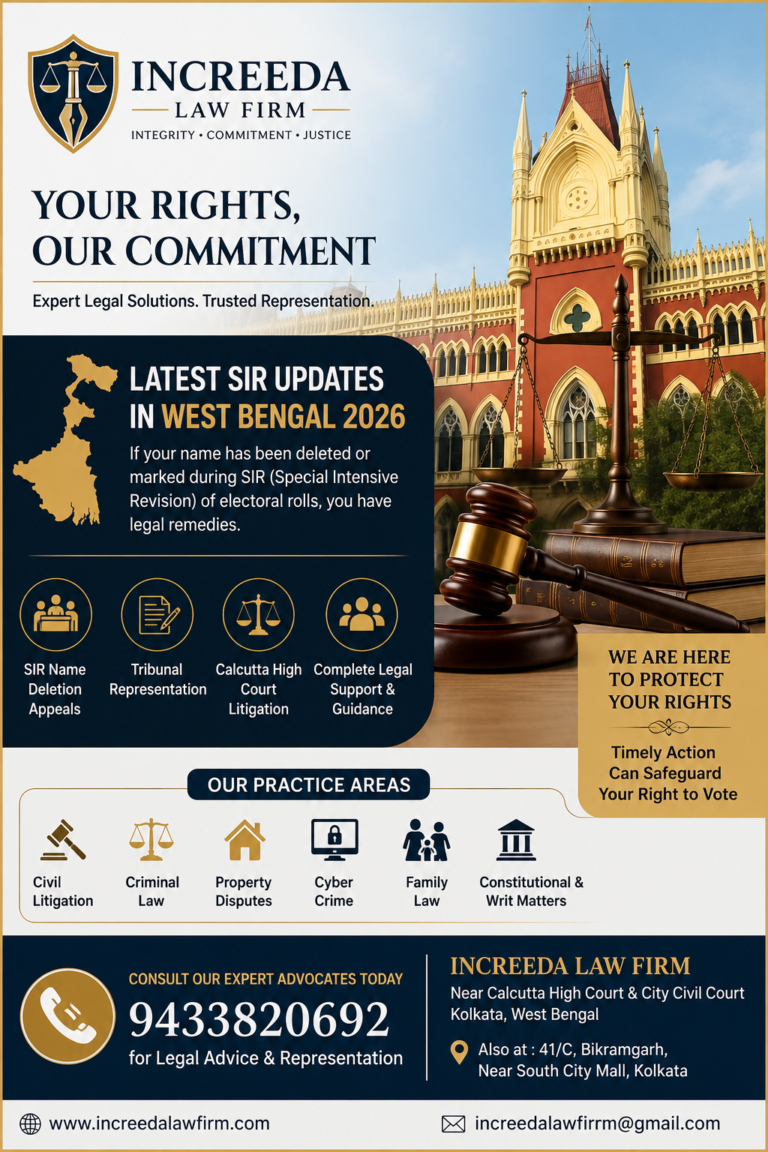 Latest SIR Updates in West Bengal 2026 – Complete Legal Guide